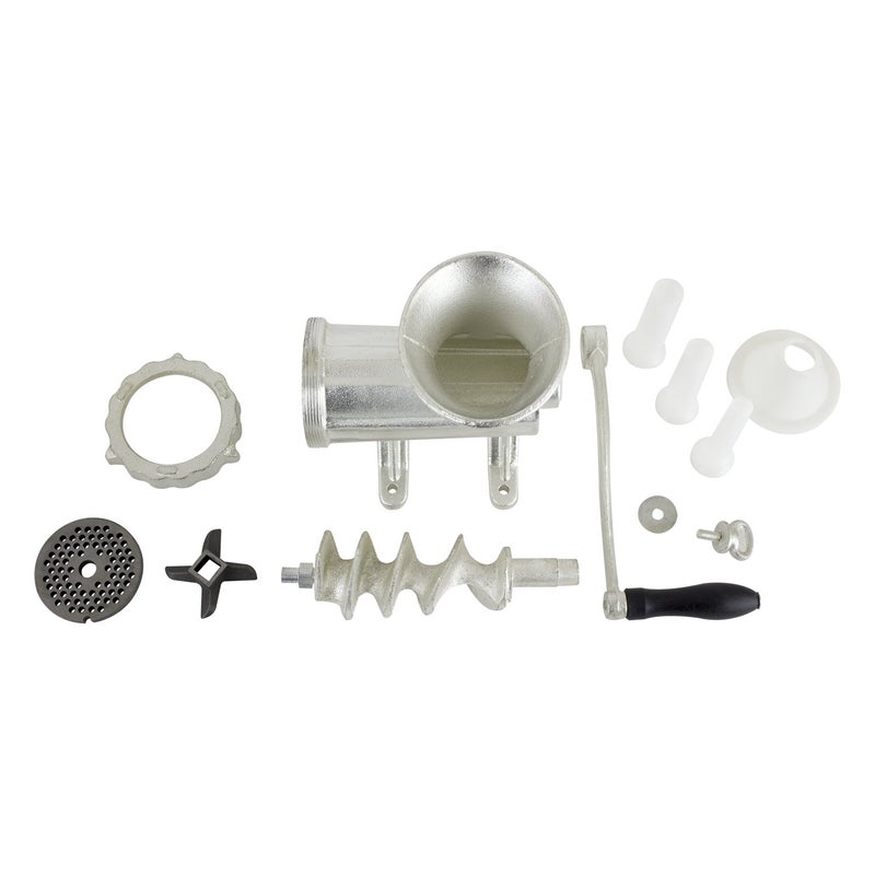 Chard HG-22, #22 Hand Grinder, Silver, Tin-Coated Cast Iron - Image 4